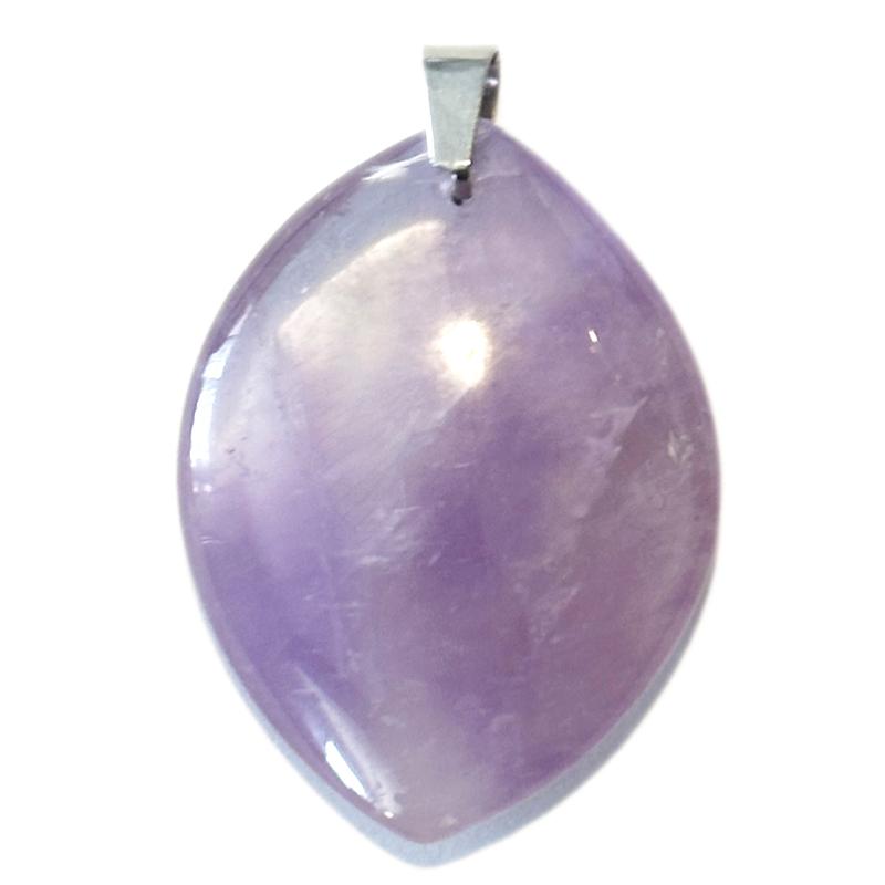 Pendentif améthyste Brésil AA forme libre 35 - 45mm - La Boite à Cailloux