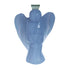 Pendentif ange calcédoine bleue Namibie A 30mm argent 925 - La Boite à Cailloux