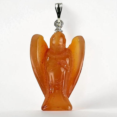 Colgante ángel cornalina Brasil A 30mm