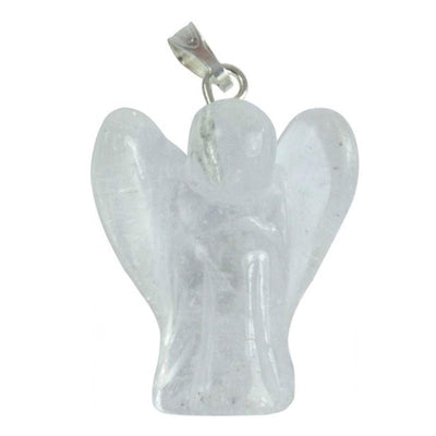 Colgante ángel de cristal de roca Brasil A 20mm