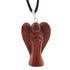 Pendentif ange jaspe rouge Afrique du Sud A 32mm - La Boite à Cailloux