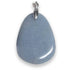 Pendentif angélite Pérou A (pierre plate) - La Boite à Cailloux