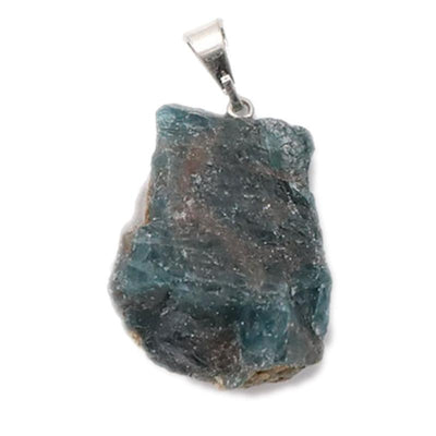 Colgante apatita azul Brasil A (piedra en bruto)