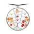 Pendentif arbre de vie cornaline 50mm + cordon - La Boite à Cailloux