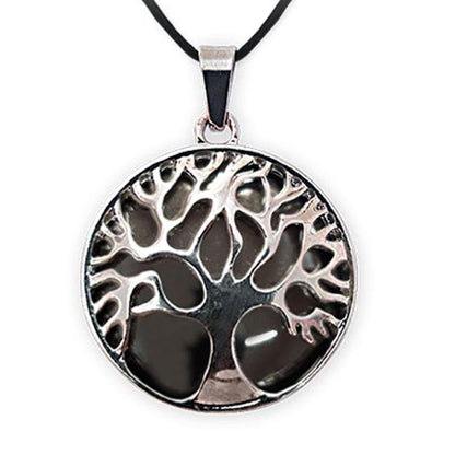 Pendentif arbre de vie hématite Brésil A - La Boite à Cailloux