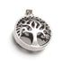 Pendentif arbre de vie obsidienne acajou Mexique A - La Boite à Cailloux