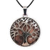 Pendentif arbre de vie rhodonite Madagascar A - La Boite à Cailloux