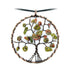 Pendentif arbre de vie unakite 50mm + cordon - La Boite à Cailloux