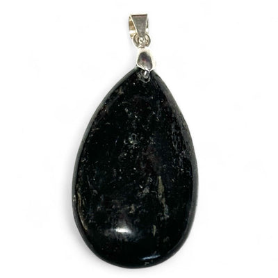 Pendentif astrophyllite Norvège A goutte argent 925