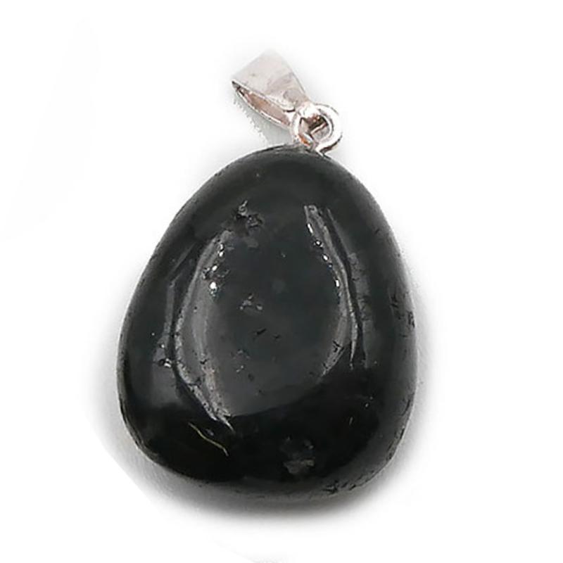 Pendentif astrophyllite Norvège A (pierre roulée) - La Boite à Cailloux