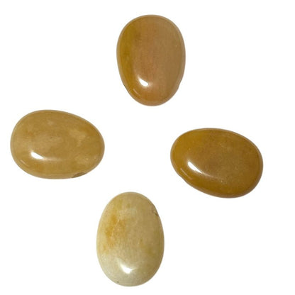 Pendentif aventurine orange Brésil A (pierre trouée) + cordon - La Boite à Cailloux