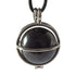 Pendentif boule shungite Russie A de 20mm dans cage - La Boite à Cailloux
