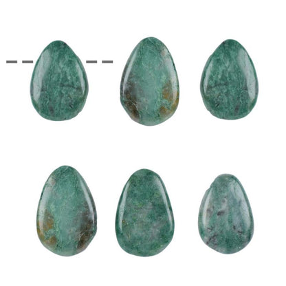 Pendentif Budstone Afrique du Sud A pierre trouée + cordon - La Boite à Cailloux
