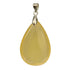 Pendentif calcite orange Mexique A goutte argent 925 - La Boite à Cailloux