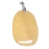 Pendentif calcite orange Mexique A (pierre plate) - La Boite à Cailloux