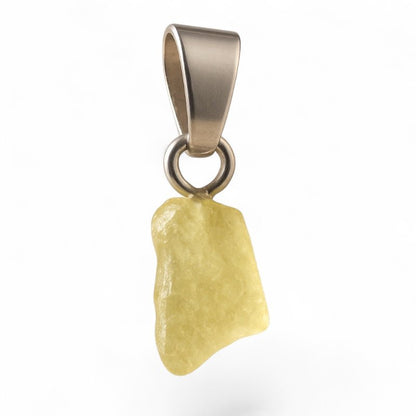 Pendentif chrysobéryl boucle argent 925 - La Boite à Cailloux