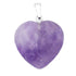 Pendentif coeur améthyste Brésil A (20mm) - La Boite à Cailloux