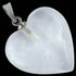 Pendentif coeur cristal de roche Brésil A (20mm) - La Boite à Cailloux