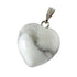 Pendentif coeur howlite Zimbabwe A (15mm) - La Boite à Cailloux