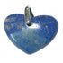Pendentif coeur lapis lazuli Afghanistan A (25mm) - La Boite à Cailloux