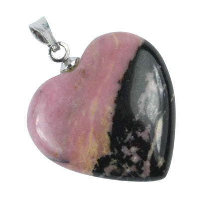 Pendentif coeur rhodonite Madagascar A (20mm)