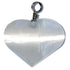 Pendentif coeur sélénite Maroc A 30mm - La Boite à Cailloux