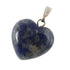 Pendentif coeur sodalite Brésil A (15mm) - La Boite à Cailloux