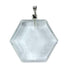 Pendentif cristal de roche Brésil A hexagone - La Boite à Cailloux