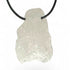 Pendentif cristal de roche Brésil A (pierre brute) + cordon - La Boite à Cailloux