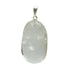 Pendentif cristal de roche Brésil A pierre roulée boucle argent 925 - La Boite à Cailloux