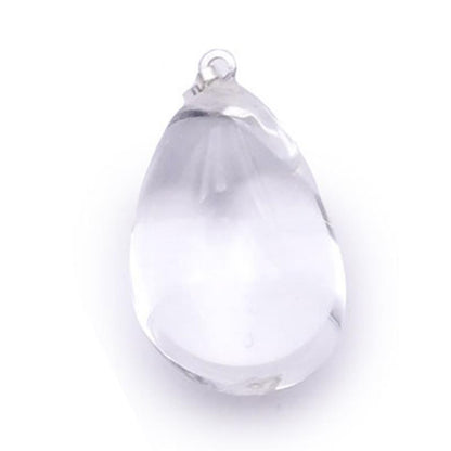Pendentif cristal de roche Brésil AA (pierre roulée) - La Boite à Cailloux
