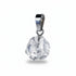 Pendentif cristal diamant herkimer Etats - Unis A boucle argent 925 - La Boite à Cailloux