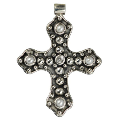 Pendentif croix argent 925 - La Boite à Cailloux