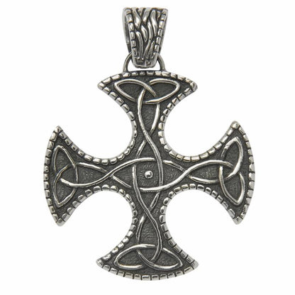 Pendentif croix celtique argent 925 - La Boite à Cailloux