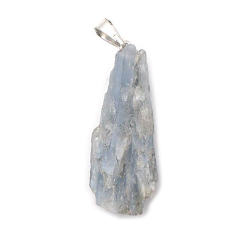 Pendentif cyanite bleue Brésil AA (pierre brute) - La Boite à Cailloux