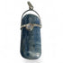 Pendentif cyanite bleue et peristerite Inde A argent 925 - La Boite à Cailloux