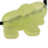 Pendentif éléphant 25mm jade de Chine A - La Boite à Cailloux
