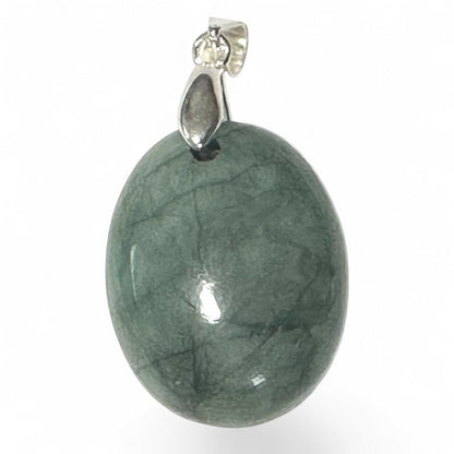 Pendentif émeraude Brésil A+ argent 925 - La Boite à Cailloux