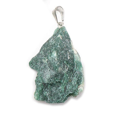 Pendentif fuschite Brésil A (pierre brute) - La Boite à Cailloux
