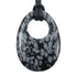 Pendentif "GoGo" obsidienne neige Mexique A - La Boite à Cailloux
