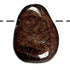 Pendentif grenat rouge Almandin Pakistan A (pierre trouée) + cordon - La Boite à Cailloux