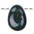 Pendentif héliotrope Afrique du Sud (pierre trouée) + cordon - La Boite à Cailloux