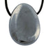 Pendentif Hématite Chine A (pierre trouée) + cordon - La Boite à Cailloux