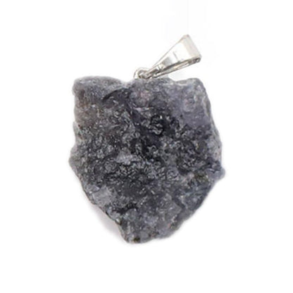 Pendentif iolite (cordiérite) Inde A (pierre brute) - La Boite à Cailloux