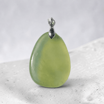 Chinese Grade A Jade Pendant (flat stone)