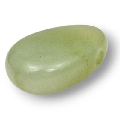Colgante de jade chino A (piedra agujereada) + cordón