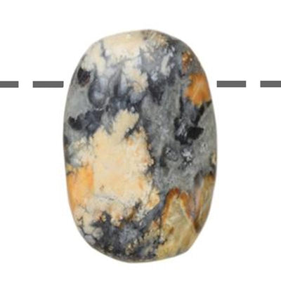 Maligano Indonesia Un colgante de jaspe (piedra agujereada) + cordón
