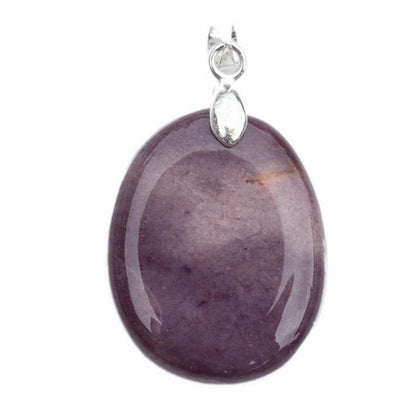 Pendentif jaspe mokaite Australie A (pierre plate) - La Boite à Cailloux