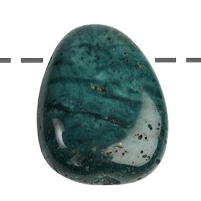 Ocelote Indonesia Un colgante de jaspe (piedra agujereada) + cordón