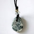 Pendentif "Joie" agate arbre Brésil A 35mm + cordon - La Boite à Cailloux